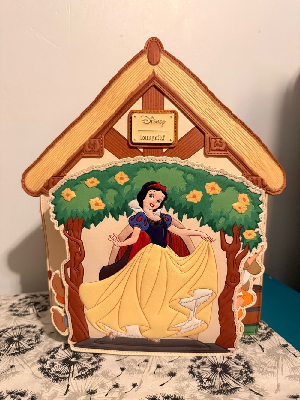 Disney Snow White Cottage Loungefly Mini Backpack